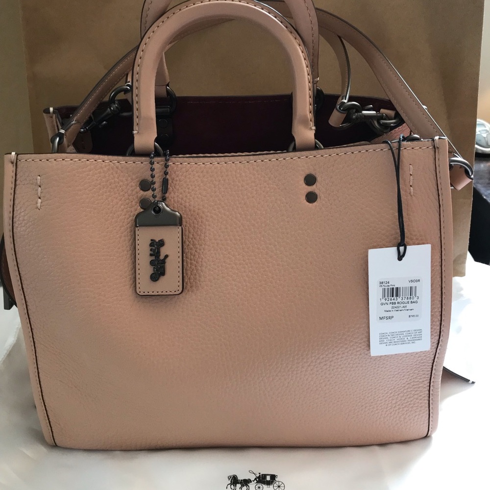 COACH ROGUE NUDE PINK NWT